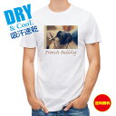 かわいい Tシャツ フレンチブルドッグ 犬 イヌ いぬ 雑貨 かわいい T シャツ メンズ 半袖 ロゴ 文字 春 夏 秋 インナー 安い 面白い 大きいサイズ 洗濯 ポリエステル 送料無料