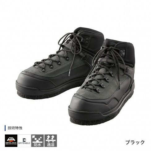 シマノ Shimano FS-052U ブラック 29.0サイズ ロックショアドライブーツ ジオロック・カットラバーピンフェルト 