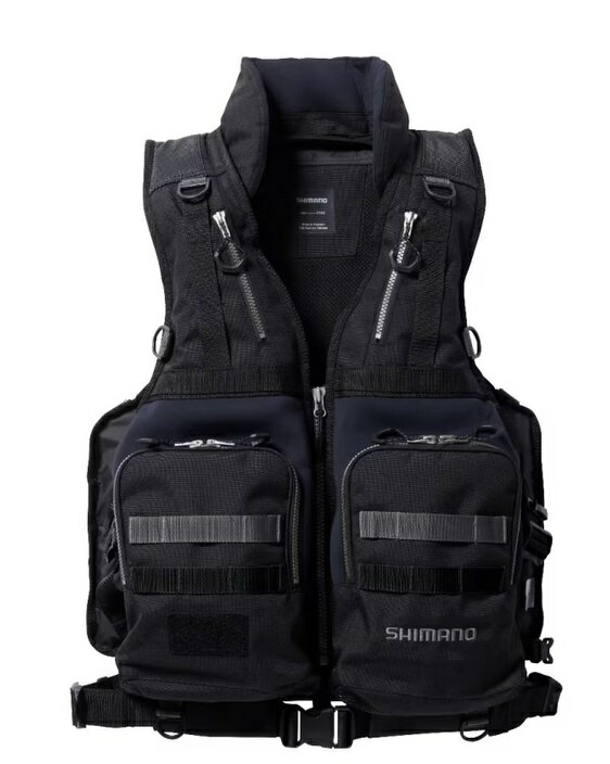 シマノ (Shimano) VF-229X ブラック フリー ロックショアタフベスト