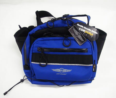 MCワークス オールウェザーヒップバッグ HB-1 オーシャンブルー×ブラック mcworks ALL WEATHER HIP BAG