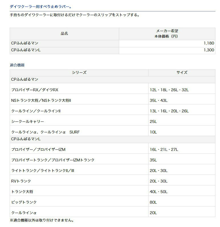 ダイワ (Daiwa) CPふんばるマン Lの紹介画像2