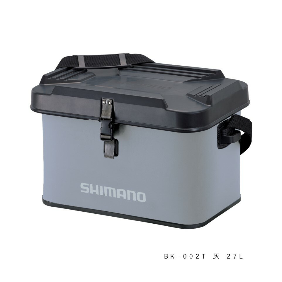 シマノ バッグ（釣り用） シマノ (Shimano) BK-002T グレー 22L EVA タックルバッグ（ハードタイプ）