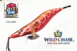スクイッドマニア ワイルドチェイス 3.5号 ML02/唐紅 squidmania WILD CHASE スクマニ※ 画像は各サイズ共通です。