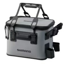 シマノ (Shimano) BK-021W グレー 22L ロッドレスト タックルバッグ (レスト2/ハードタイプ)