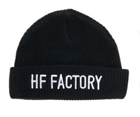 定価の10％OFF HIGH FIVE FACTORY (山下健二郎、3代目JSB) H/F Logo Knit Cap ブラック フリーサイズ (88000049) ハイファイブファクトリー