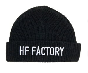 HIGH FIVE FACTORY (山下健二郎、3代目JSB) H/F Logo Knit Cap ブラック フリーサイズ (88000049) ハイファイブファクトリー