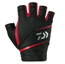 ダイワ (Daiwa) DG-2325 レッド XLサイズ(フェイクレザーグローブ 5本カット)