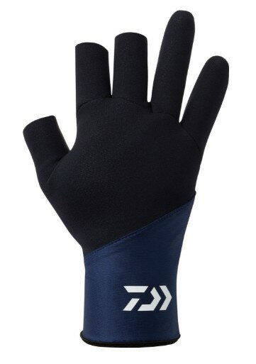 ダイワ (Daiwa) DG-7325W ネイビー Mサイズ（タイタニュームα グローブ 3本カット）
