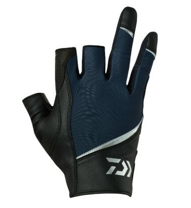 ダイワ (Daiwa) DG-7625 ネイビー Mサイズ（CORDURA ジギンググローブ 3本カット）