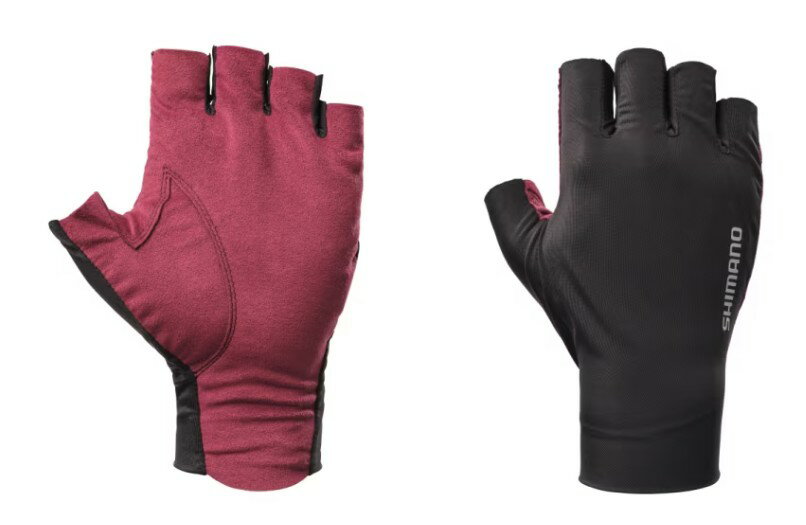 シマノ (Shimano) GL-007Y ブラックレッド Lサイズ 05 センシティブ グローブ 5