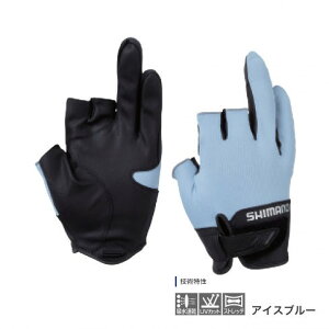シマノ (Shimano) GL-021S アイスブルー XLサイズ (3D・アドバンスグローブ3)