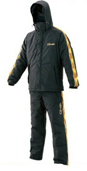 がまかつ (gamakatsu) GM-3438（レギュラー）ブラック Lサイズ トレーニングウォームスーツ（ライトレイン）のサムネイル