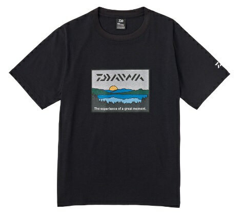 ダイワ (Daiwa) DE-6324 ブラック XLサイズ （フィッシングネットTシャツ レイクサイド）