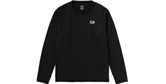 ダイワ (Daiwa) DE-8223 ブラック 2XLサイズ（クリーンオーシャンFeelAlive.ロングTシャツ）