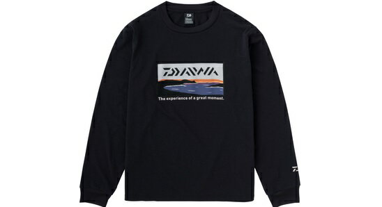 ダイワ (Daiwa) DE-8423 ブラック Mサイズ（グラフィックロングTシャツ サーフ）
