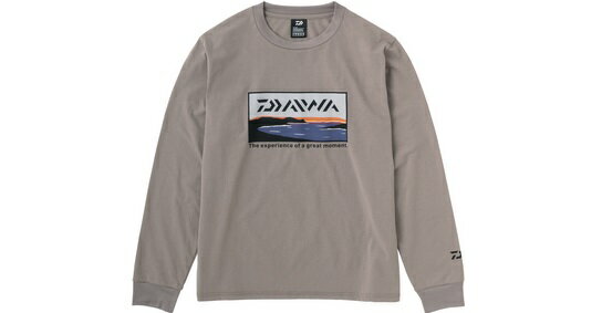 ダイワ (Daiwa) DE-8423 グレージュ XLサイズ（グラフィックロングTシャツ サーフ）