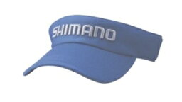 シマノ (Shimano) CA-009V ブルー（青色）Lサイズ ツイル サンバイザー