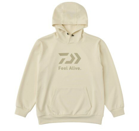 ダイワ (Daiwa) DE-8925 DANROTECHスウェットフーディー WLサイズ ライトベージュ