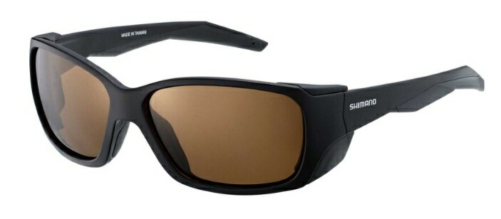 シマノ (Shimano) UJ-032Y マットブラック/ ブラウン フィッシンググラス01(偏光サングラス)