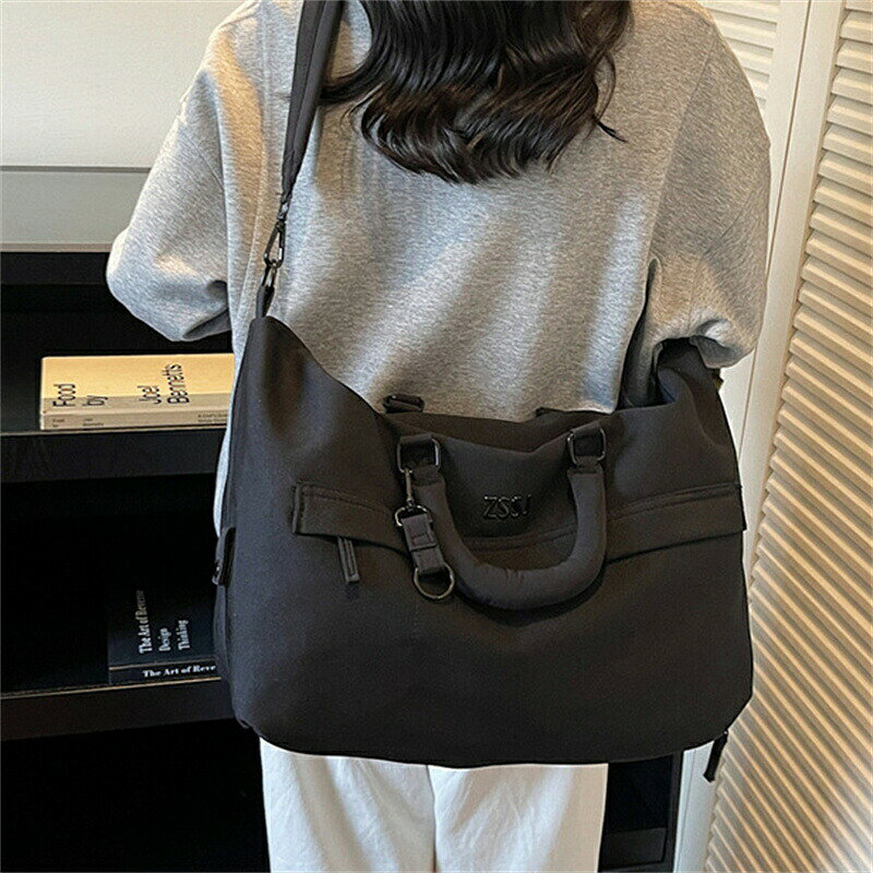 【最大5倍＋100円OFF】トートバッグ トラベルバッグ ボストン 国内旅行 ハンドバッグ 男女兼用 手提げ アウトドア 丈夫 鞄 大容量 スポーツ 旅行用バッグ 1泊 2泊 ジムバッグ 出張 ビジネス 温泉 帰省 シンプル 修学旅行 林間学校 プレゼント anhelopro-10010040 Anhelo サンプル画像3