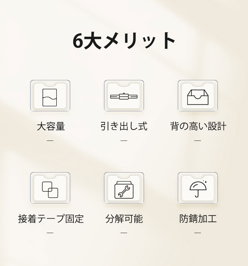 【マラソン最大1000円オフ】キッチン収納 シンク下 収納ラック シンク下収納 省スペース 調味料ボトル 食器 整理 引き出し式 キッチン 整理整頓 調味料収納 引き出しタイプ 大容量 オープン棚 スムーズ 深皿対応 蓋付き 木製ハンドル すっきり整理 anhelopro-10003070 Anhelo サンプル画像2