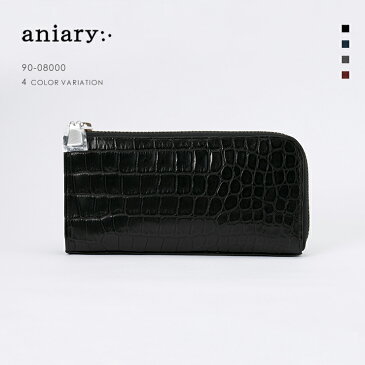 【期間限定！ケアセットプレゼント☆】【aniary|アニアリ】Crocodile Leather クロコダイルレザー Clutch クラッチバッグ 90-08000 メンズ [送料無料]