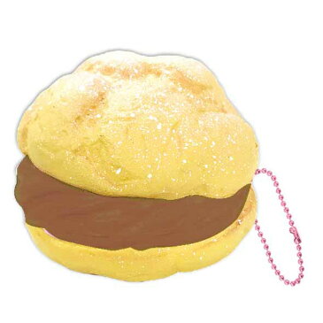 フードモチーフ プレミアムシュークリームぷにぷにマスコット Sweetな香り付き ボールチェーン付 チョコレートクリーム cafe de N 626738