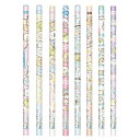 8種セット すみっコぐらし 鉛筆 2B×6種 B×1種 HB×1種 丸軸 ホログラム軸