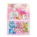デリシャスパーティプリキュア コスメチックステーショナリーボックス メモ帳 シール シュシュ コーム