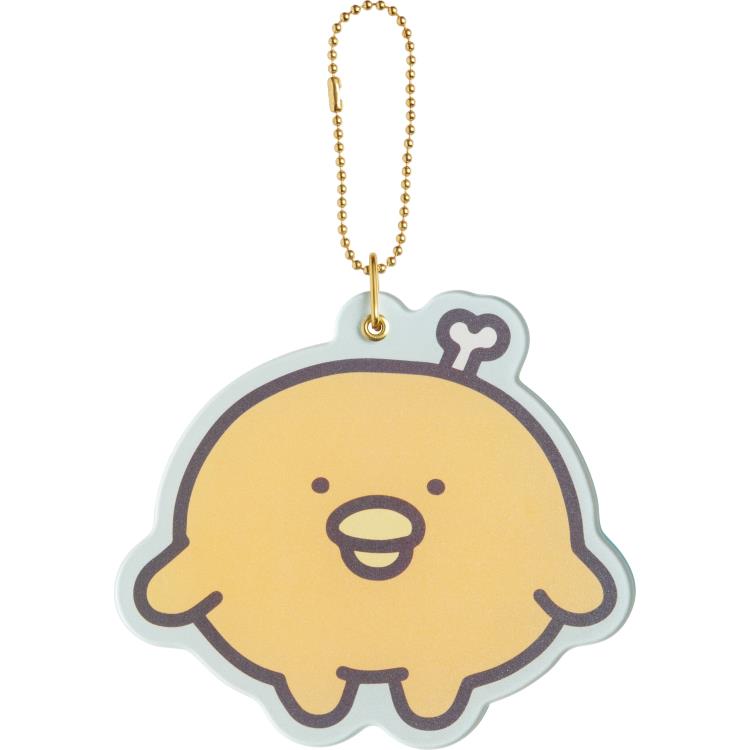 チキップダンサーズ スライドミラー ほねチキンとあそぼ ミニミラー 鏡 ボールチェーン付 キーホルダー