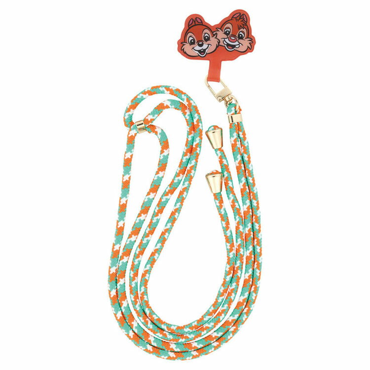 チップ&デール ZRS1 携帯ロープストラップ スマホショルダー ストラップ 肩掛け ディズニーレトロ