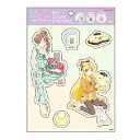 美少女戦士セーラームーン×サンリオキャラクターズ ビッグクリアステッカー C パジャマパーティー 720432