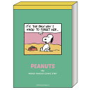 スヌーピー メモA6 メモ帳 6柄 96枚 PEANUTS COMICAL SCENES 724362