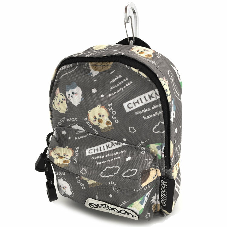 【7/25限定！最大P18倍】 ちいかわ BACK PACK OUTDOOR バック型 ペンケース チャコールグレー 720593のサムネイル