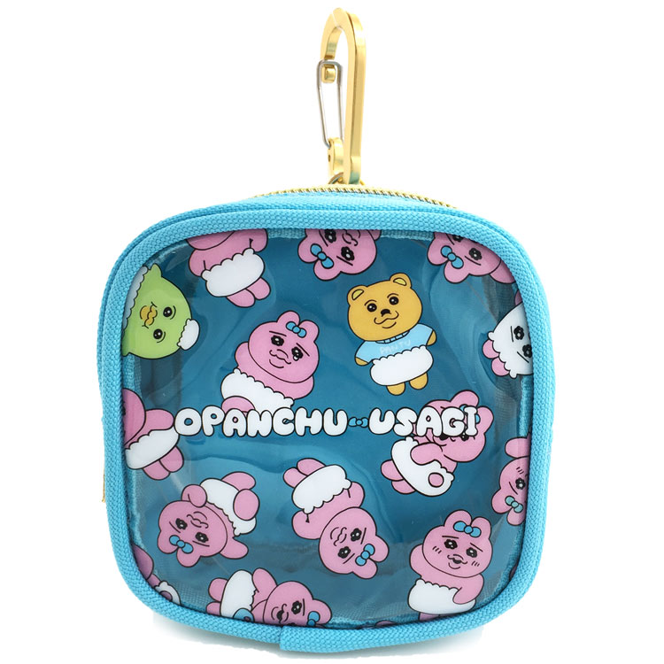 おぱんちゅうさぎ グッズ スクエアクリアポーチ おぱんちゅうさぎ (B) 717487