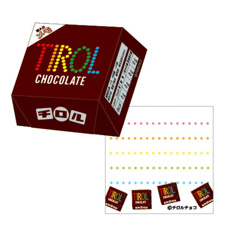 チロルチョコ 箱メモ コーヒーヌガー おやつマーケット 509495