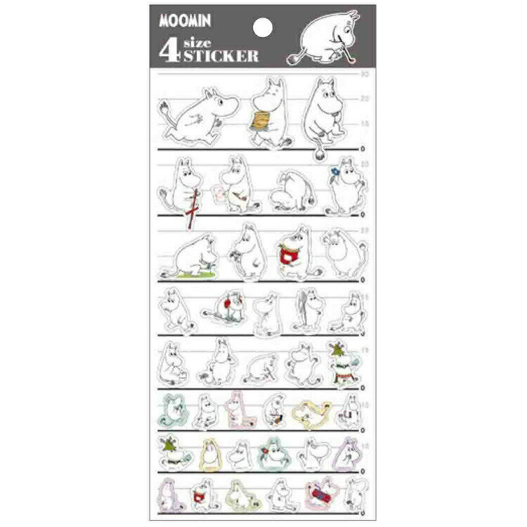 [~ 4size STICKER CUTE MODEL MOOMIN 4TCY 1V[g V[ fR 039840