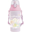 すみっコぐらし ダイレクト水筒 480ml ワンプッシュボトル プラスチック ショルダー ランチマーケット(3)