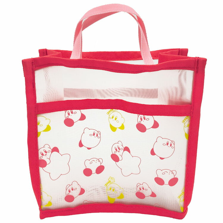 星のカービィ メッシュバッグインバッグ PK ピンク kirby インナーバッグ トートバッグ ポケット4個 05..