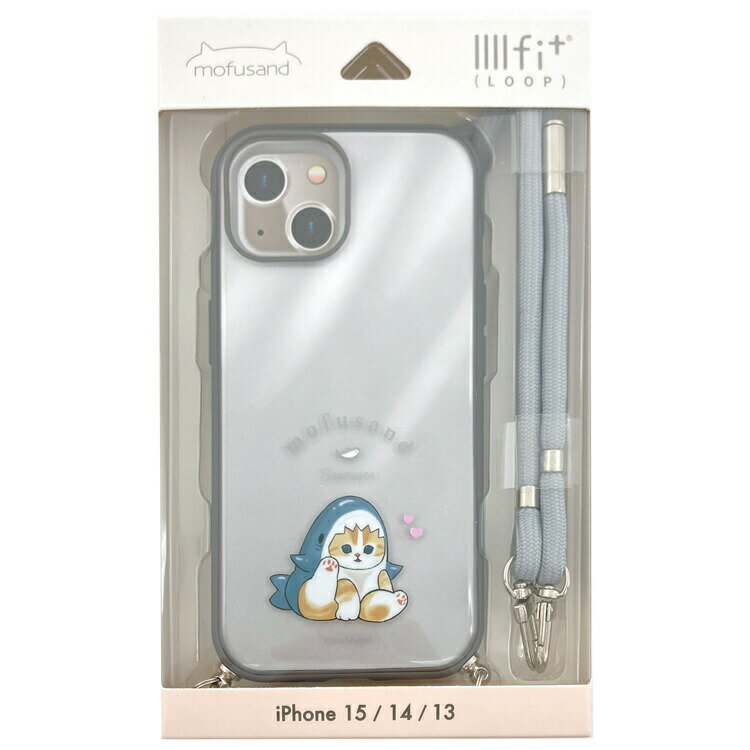 mofusand モフサンド グッズ IIIIfit Loop iPhone15/14/13対応ケース 115238 モフサンド ぢゅの X 旧Twitter インスタ SNS 猫