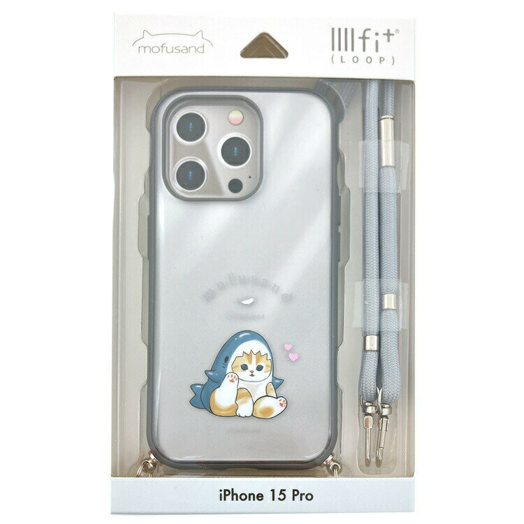 mofusand モフサンド グッズ IIIIfit Loop iPhone15Pro対応ケース 115245 モフサンド ぢゅの X 旧Twitter インスタ SNS 猫