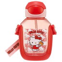 ハローキティ PDSH6DX ワンプッシュストローボトル 530ml 水筒 ストロー付き うしろうしろ スケーター