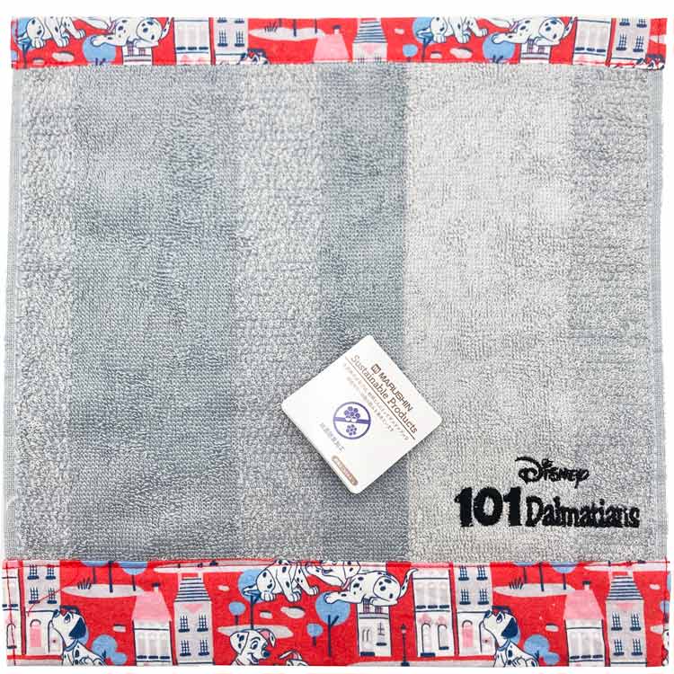 101匹わんちゃん ミニタオル ロンドンタウングレー 丸眞 907322