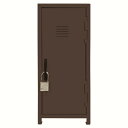 LITTLE LOCKER リトルロッカー Sサイズ ブラック 鍵付き 小物入れ インテリア 224648
