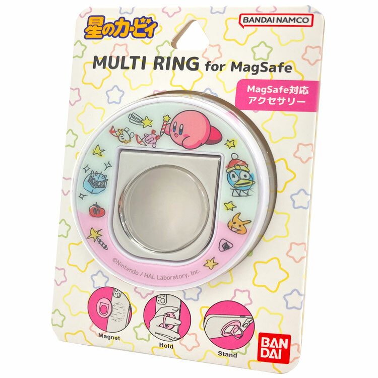 星のカービィ グッズ MagSafe対応 マルチリング らくがきカービィ 553245