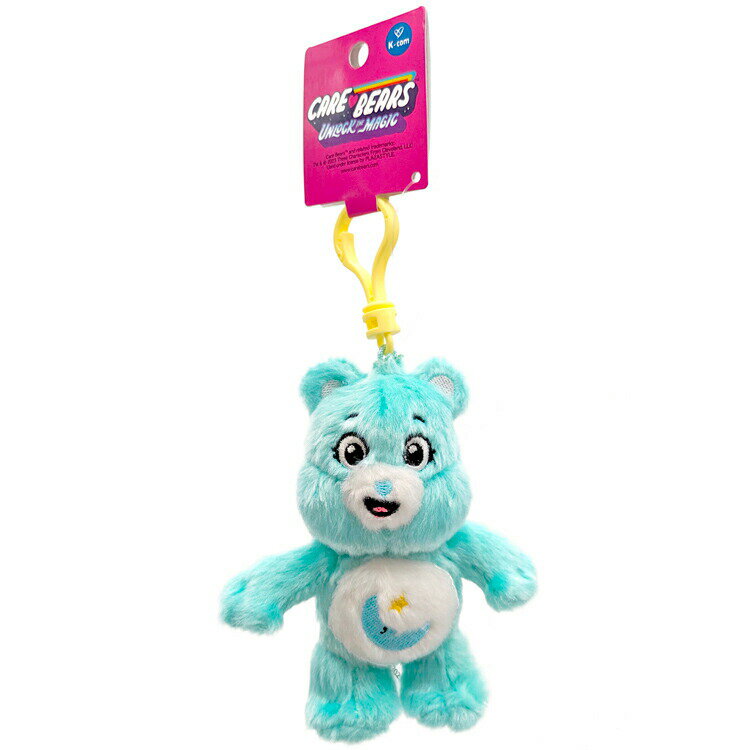 Care Bears - ケアベア クリップマスコット ベッドタイムベア キーホルダー ぬいぐるみ 565183