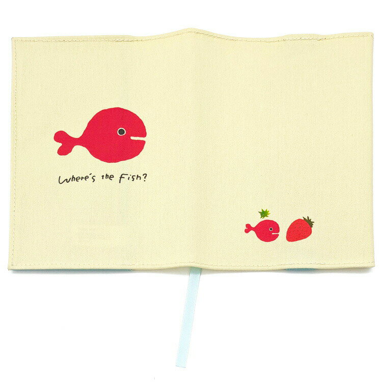 Gomi Taro ブックカバー きんぎょ 文庫本サイズ しおり付き きんぎょがにげた 704685