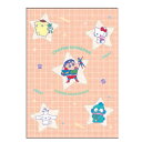 クレヨンしんちゃん×サンリオキャラクターズ クリアファイル A5 ダブルポケット スター 770482