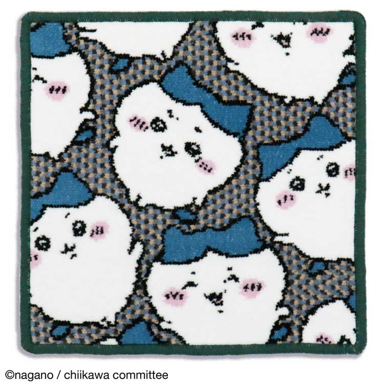 ちいかわ グッズ 41-5070250 タオルハンカチ シェニール織 ハチワレいっぱい パッケージ入り ギフト