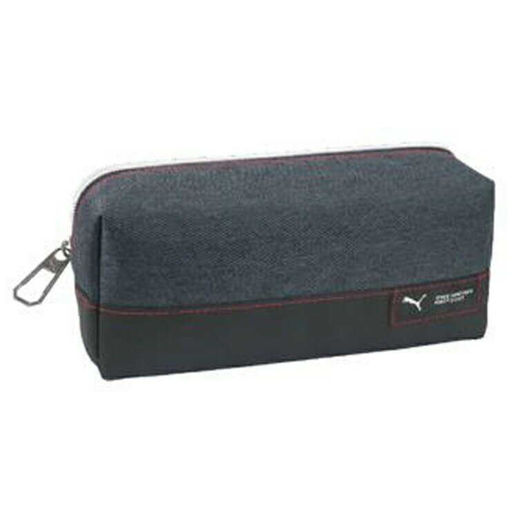 プーマ ステッチスクエアペンケース ブラック PUMA 195013